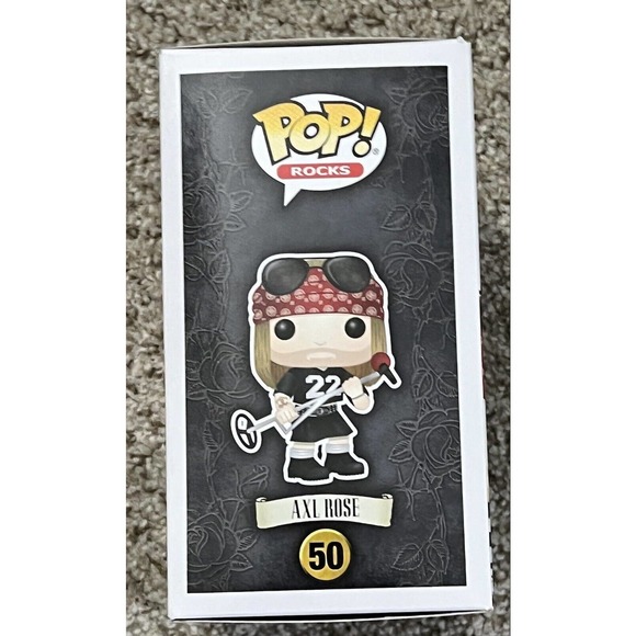 AXL ROSE Guns N Roses Funko POP Rocks 50 Collectible Vinyl Figure - Picture 4 of 6